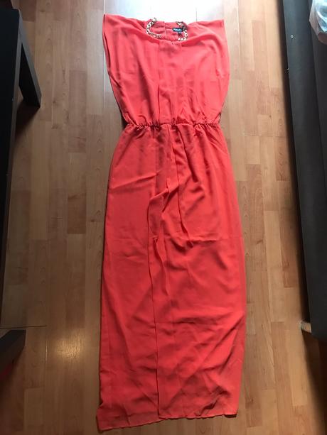 Šaty z retiazkou broskyňovej farby, warehouse,42