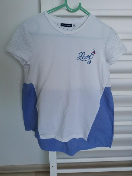 Asymetrické tričko, original marines,134