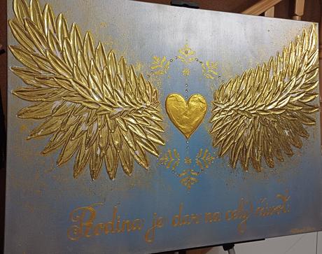 Anjelské krídla 90x65cm,