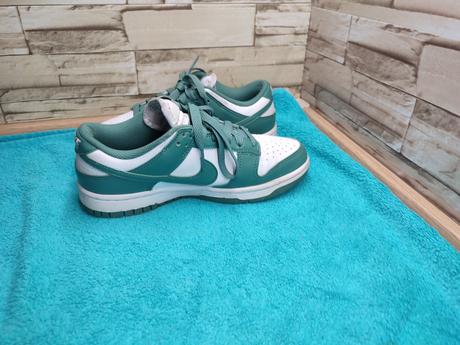Nike 37,5 - dámske kožené bielo zelené, nike,37