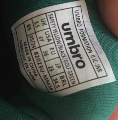 Halovky umbro, umbro,36