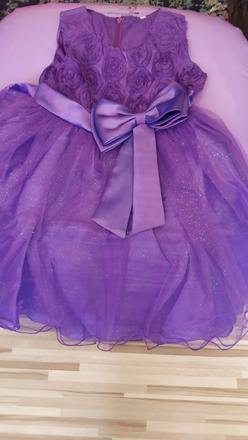 Predám nové krásne slávnostné detské šaty, 116