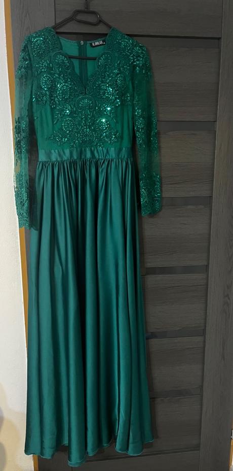 Smaragdové spoločenské šaty, xxl