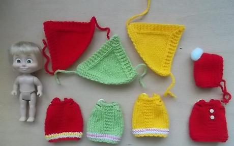 Bábika máša s oblečením,