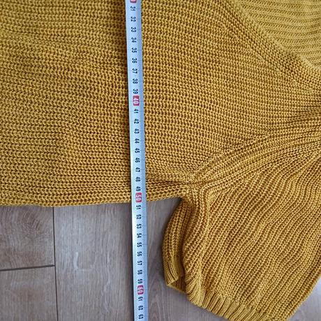 Horčicový bavlnený svetrík, c&a,l