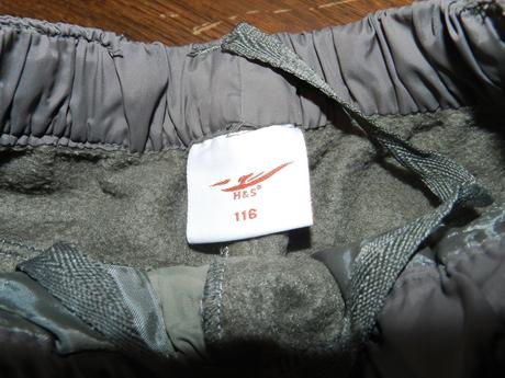 Zateplené šuštákové gate, 116