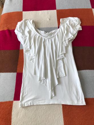 Tričko volanikove, vel.uni, 