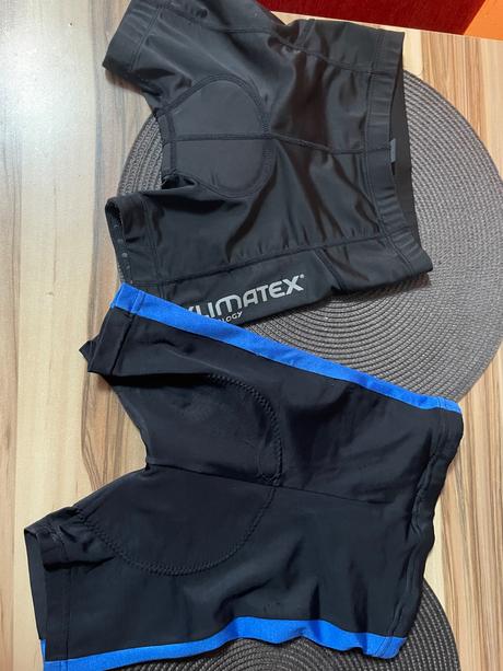 Predam  chlapčenské cyklo kraťasy+ 1 zdarma, klimatex,122