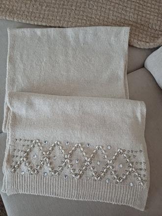 Šál s perličkami , 40x120 cm, 
