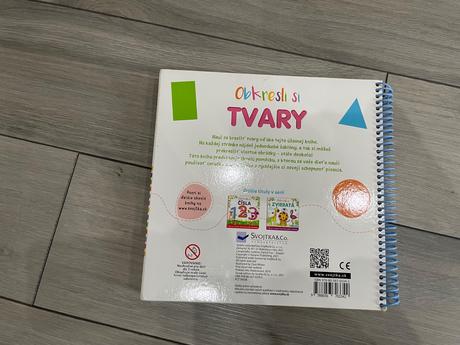 Kniha pre deti obkresli si tvary, 