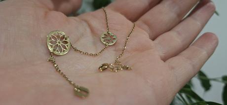 Zlata retiazka náramok na nohu au zlatnictvo, 