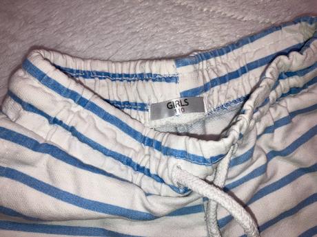 Bavlnené pásikavé kraťase, pepco,110