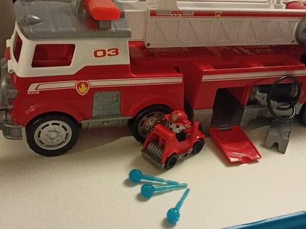 Hasičské auto labková patrola,