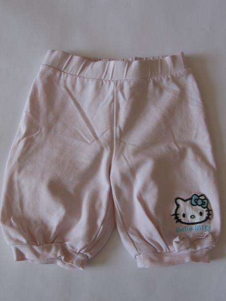 Kitty kratase + ruzové, h&m,80