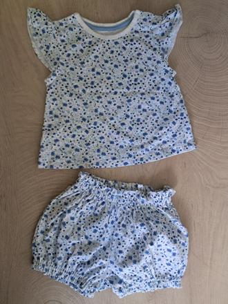 Kvetinový letný komplet mothercare, mothercare,68