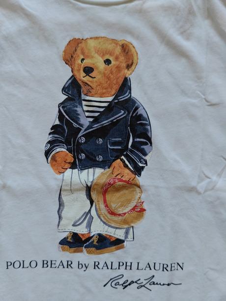 Ralph lauren bear originál dámske tricko, ralph lauren,m