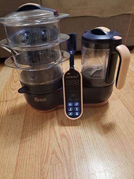 Parný hrniec a mixér  babymoov nutribaby + xl, babymoov