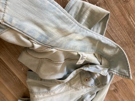 Dámska bledá riflovka, h&m,38