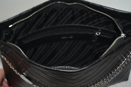 Elegantná kožená kabelka karen millen, 