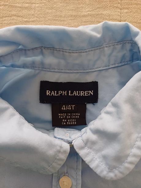 Krásna blúzka/ košeľa ralph lauren na 3/ 4 roky, ralph lauren,104