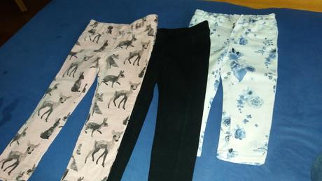 3 ks nohavic, h&m,80