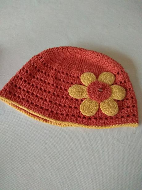 Háčkovaná čiapka jarná, 56