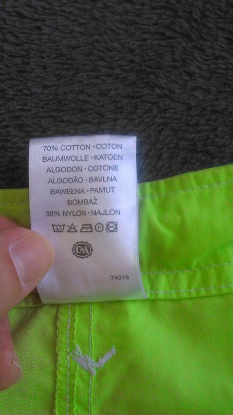 Trištvrťové kraťasy, c&a,152