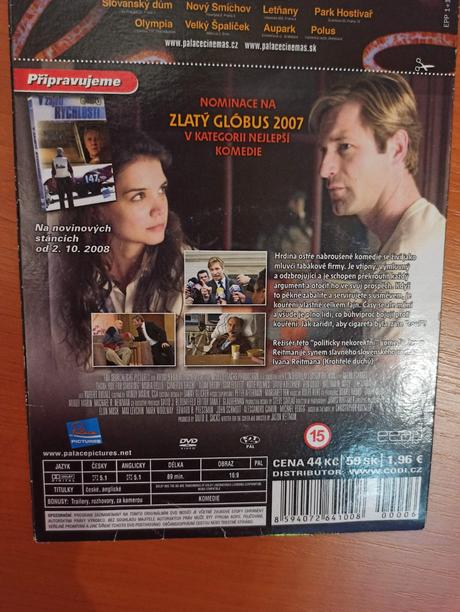 Dvd ďakujeme, že kouříte, 