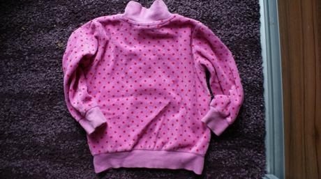 Bodkovana mikinka na zips bamse, lindex,86