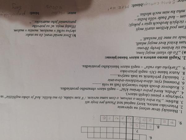 Pomoc s úlohou zo slovenčiny