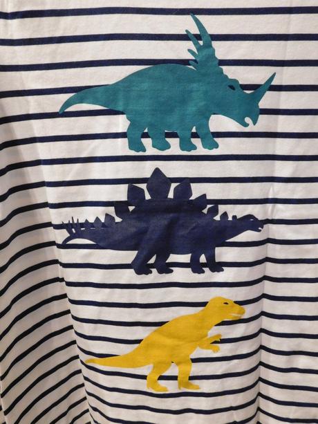 Tričká s dinosaurami, h&m,134