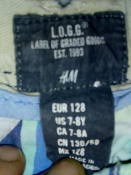H&m chlapčenské kraťasi č128, h&m,128