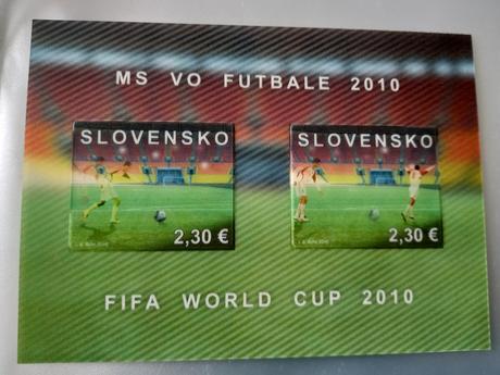 Poštové známky ms vo futbale 2010,