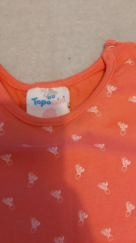 Šaty oranžové topomini 92, topomini,92