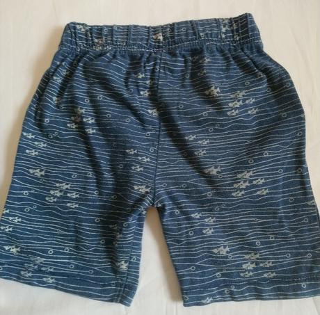Chlapčenské modré kraťasy, vzor, staccato, 80-86, staccato,86