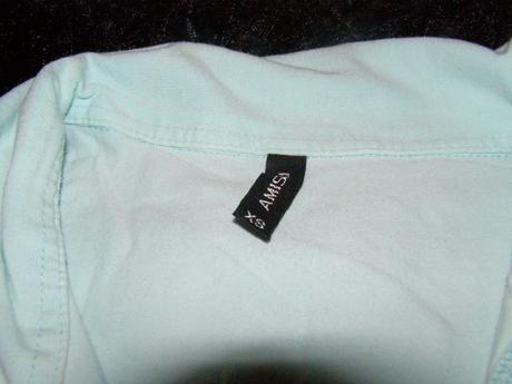 Bledomordré tričko na športovanie, amisu,xs