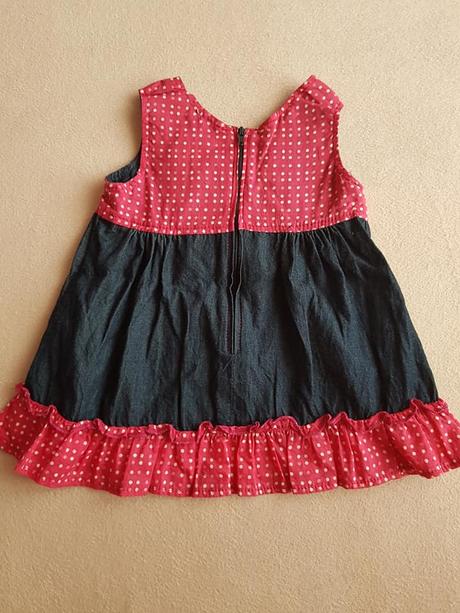 Letné riflové šatičky hello kitty č.74, sanrio,74