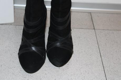 Guess vysoke cierne cizmy, guess,38