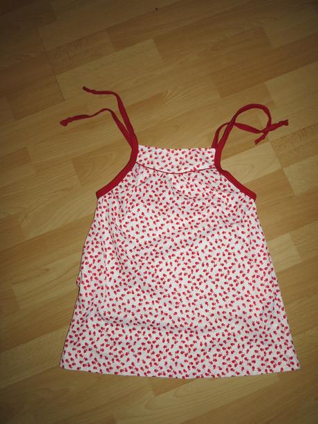 Červeno-biele šatky 110/116, 110