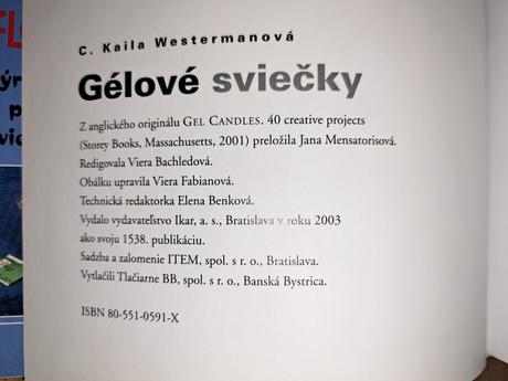Gélové sviečky, 
