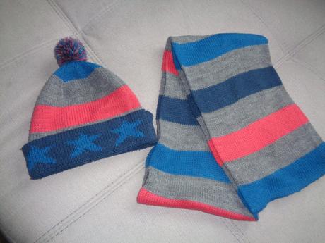 Predám teplú čiapku a šál - čiapka na obv.48-51 cm, tcm,134