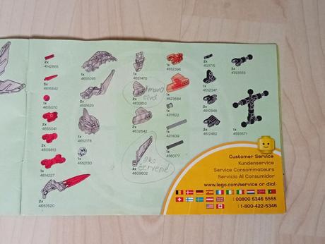 3 x lego hero factory 2192, 6293 a 6216, 