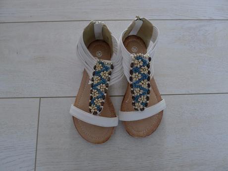 Sandále s flitrami, deichmann,28