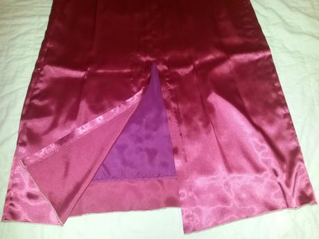 Cyklaménové spoločenské šaty šité na mieru veľ. 40, 42