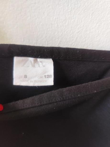 Čierne šaty, zara,128