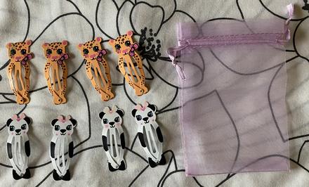 Sponky - pukačky - 8ks + taštička, 