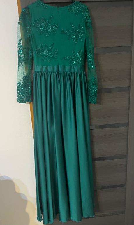 Smaragdové spoločenské šaty, xxl