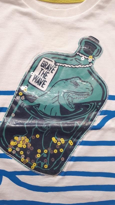 Tričko s aplikáciou dinosaura, f&f,98