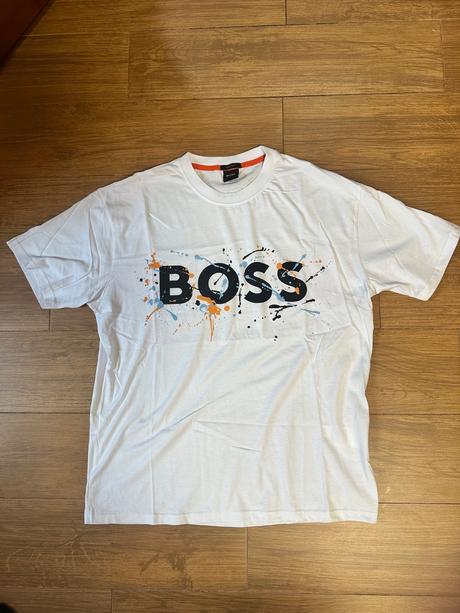 Biele pánske tričko boss, hugo boss,xl