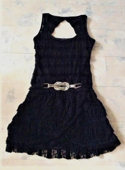 Luxusné krajkové šaty morgan s/m, morgan,s